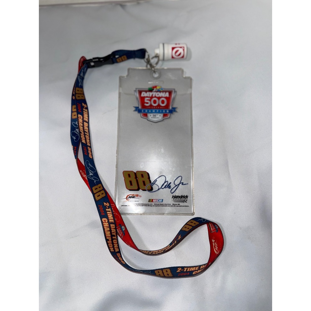 Dale Earnhardt Jr #88 NASCAR 2014 Daytona 500 Champion Lanyard Ticket Holder